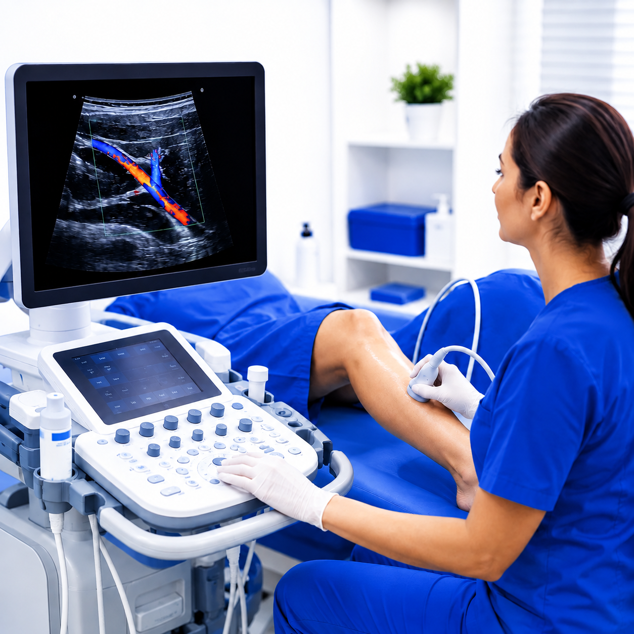 Peripheral Arterial and Venous Colour Dopplers